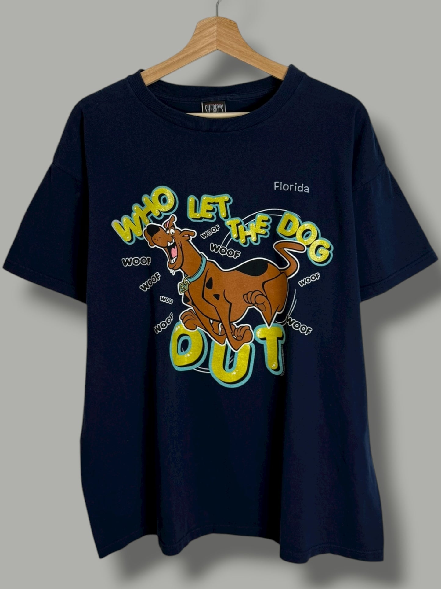 Vintage 2000 Scooby Doo "Who Let The Dog Out" T Shirt