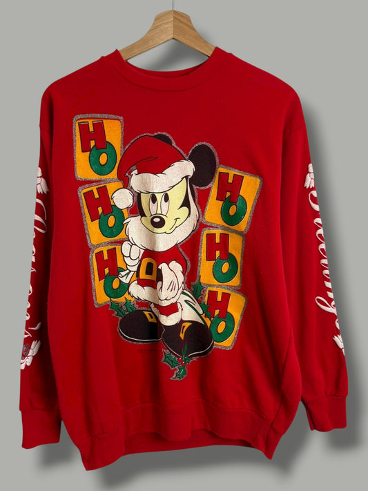Vintage 80’s Mickey Mouse Christmas Crewneck