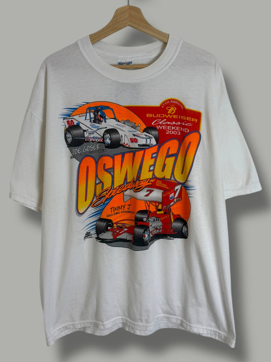 Vintage 2003 "Oswego Speedway" Racing T Shirt
