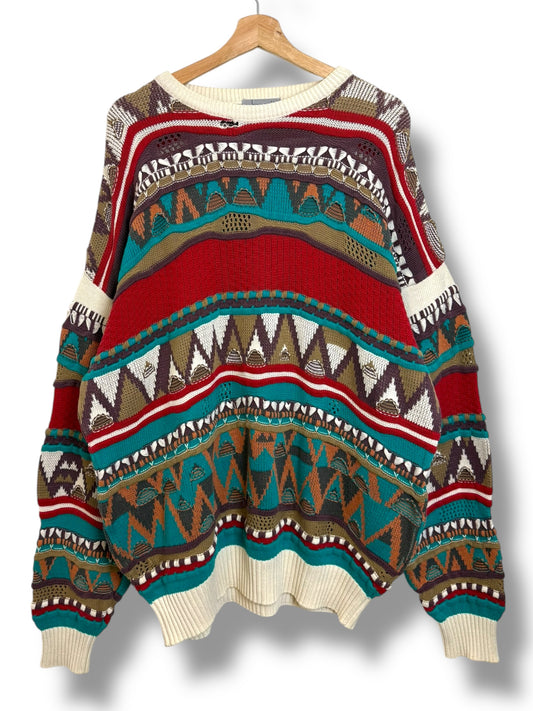 Vintage 90’s Tosani 3d Knit Sweater