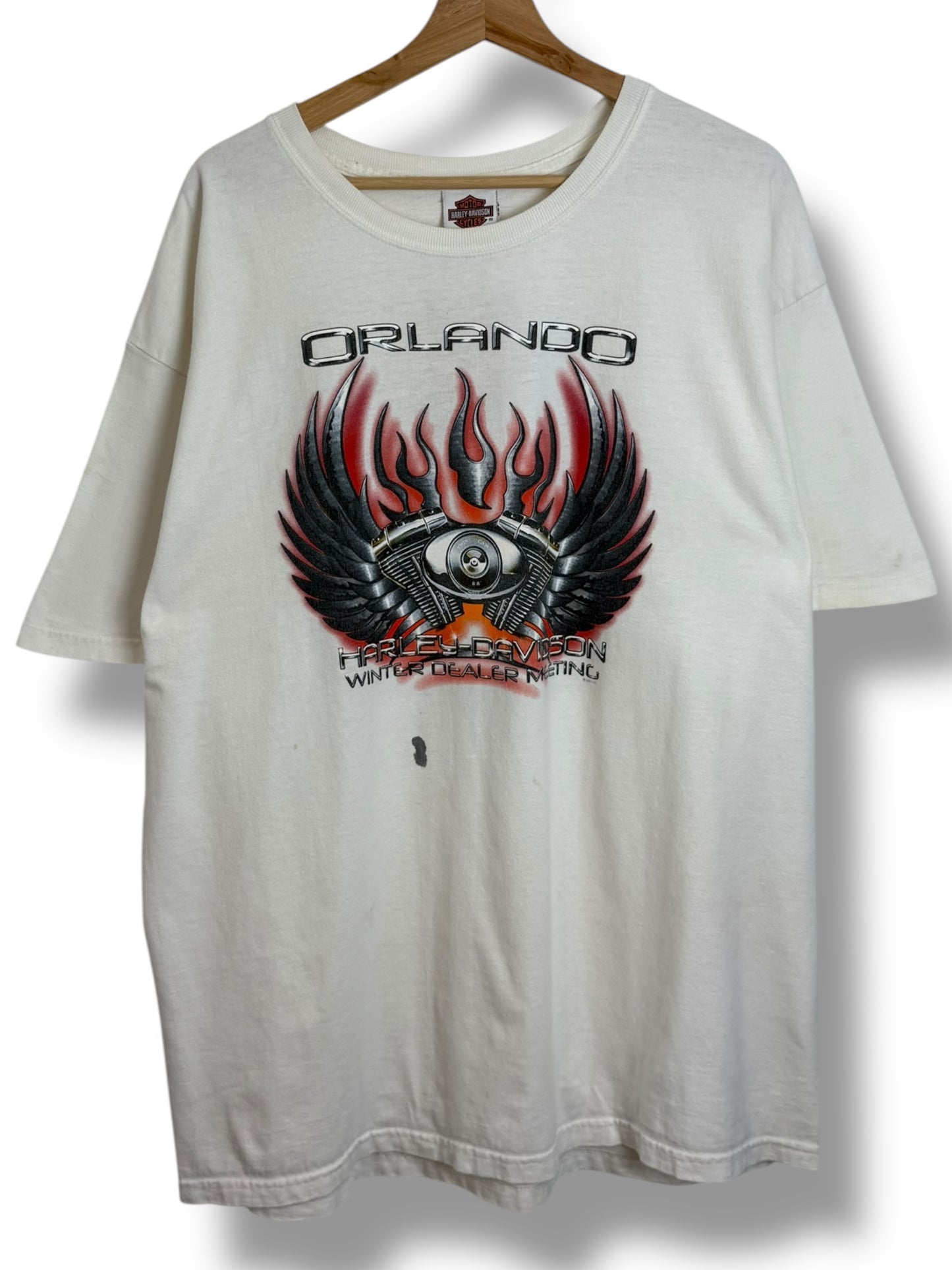 Vintage 2007 Harley Davidson Orlando T Shirt