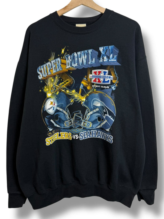 Vintage 2006 Superbowl XL “Steelers vs Seahawks” Crewneck