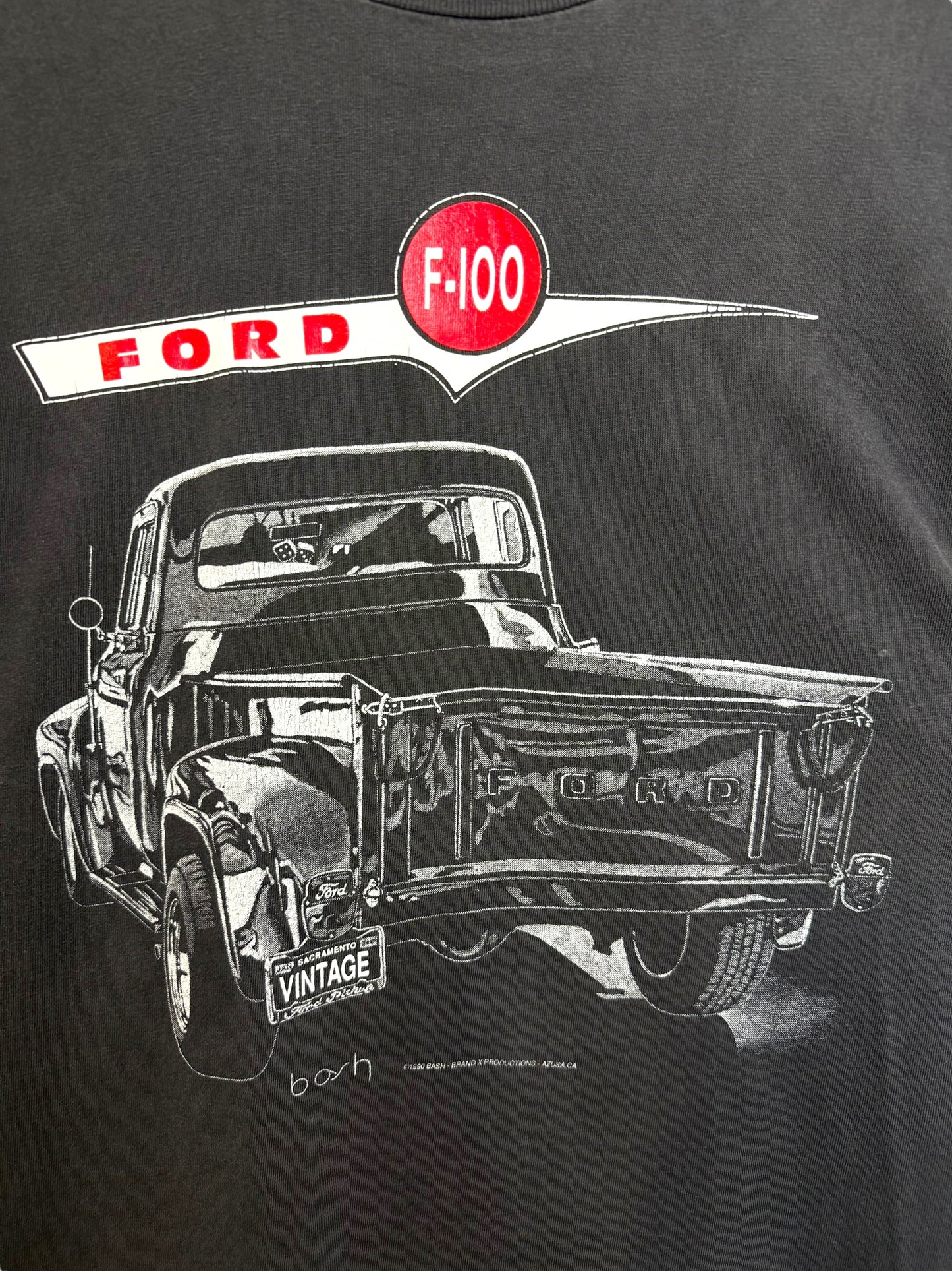 Vintage 1990 Ford F-100 Promo T Shirt