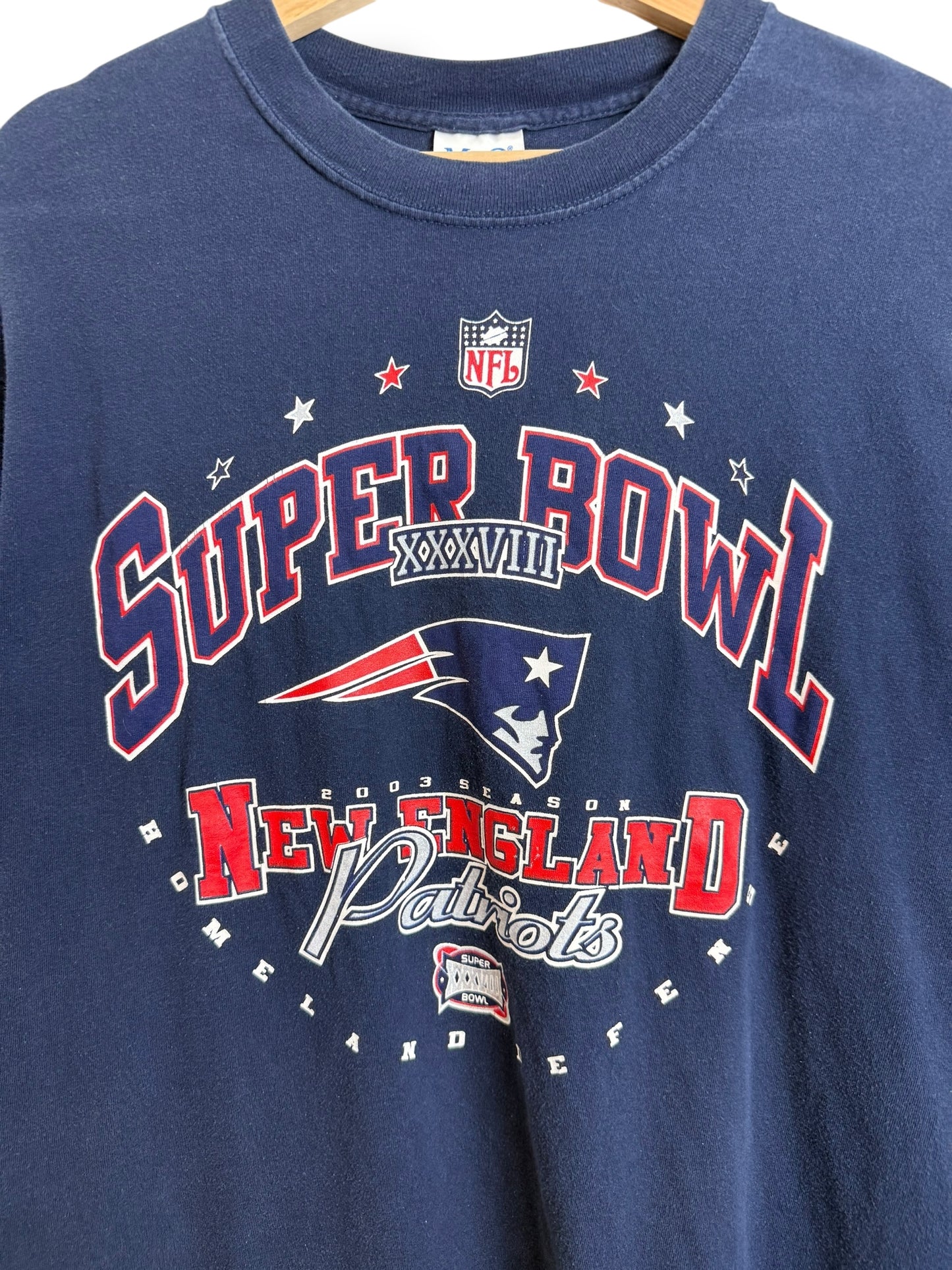 Vintage 2000’s New England Patriots Superbowl T Shirt