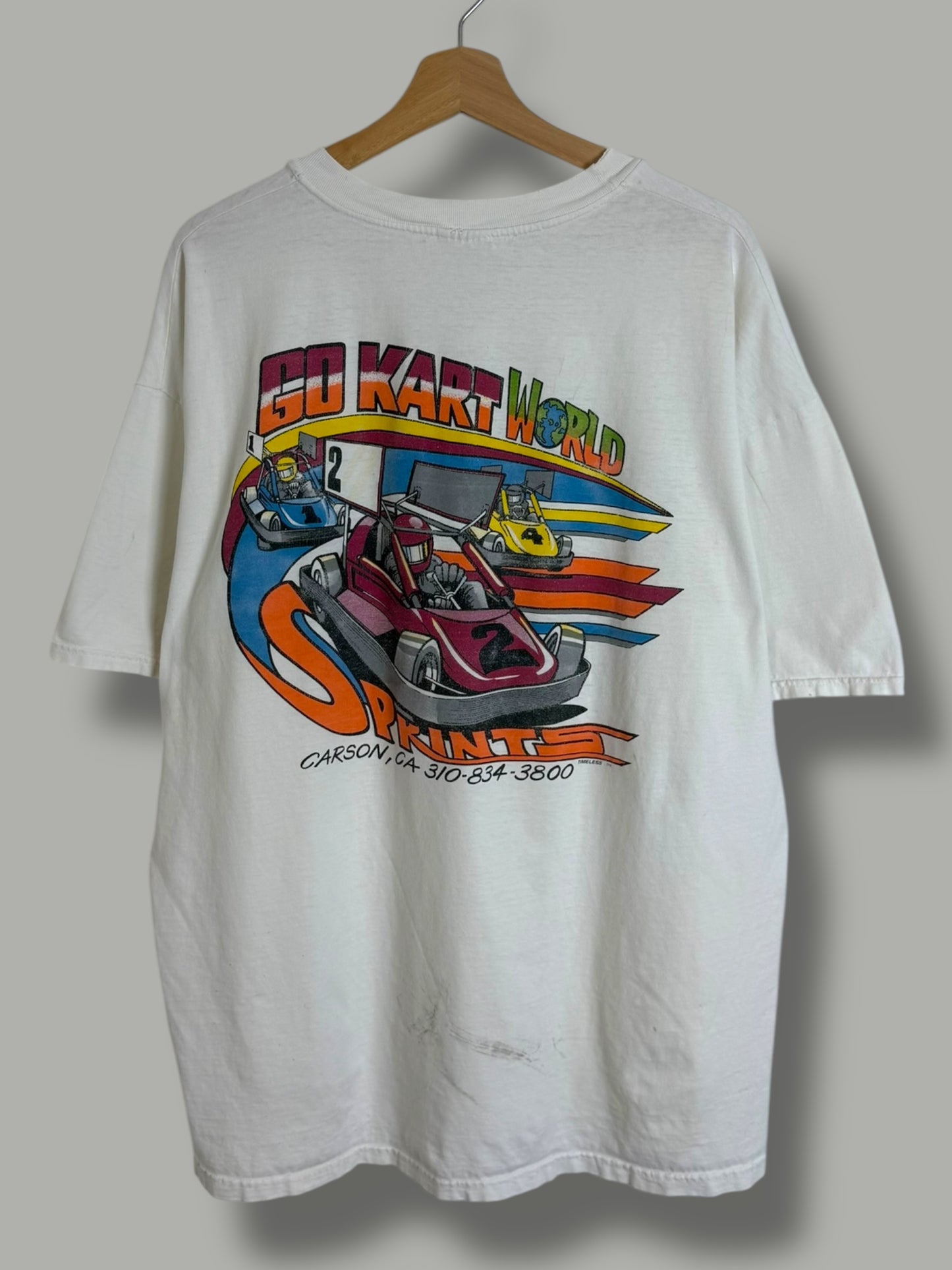Vintage 2000's Go Kart Pro Racing T Shirt