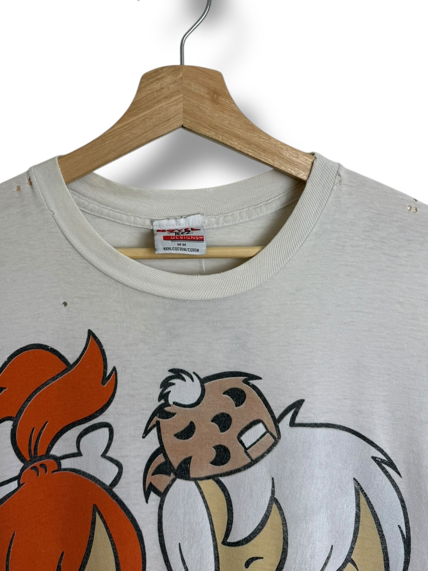Vintage 1993 Flintstone Pebbles & Bam Bam T Shirt