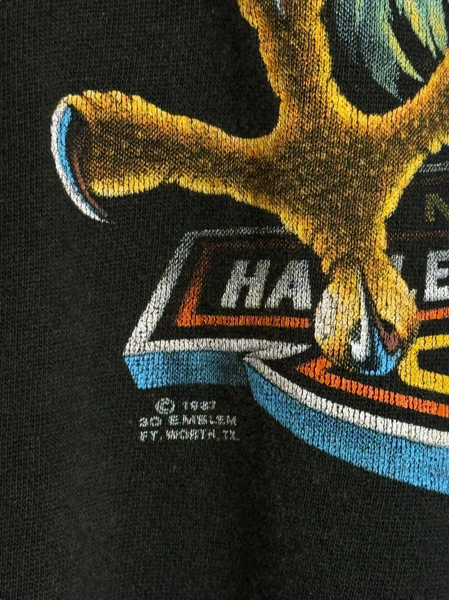 Vintage 1987 3D Emblem Harley Davidson Crewneck