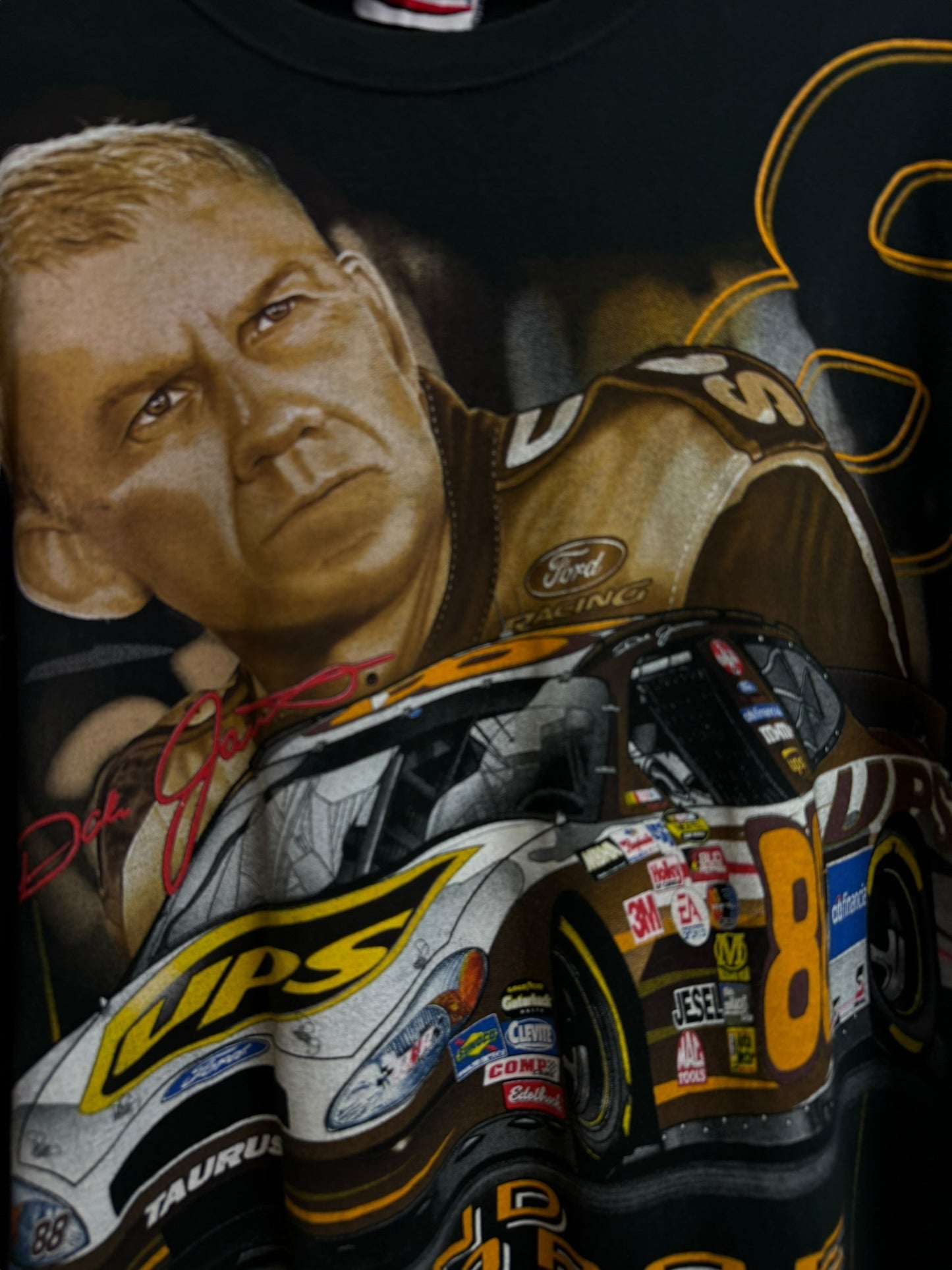 Vintage 2000’s Dale Jarret Nascar AOP T Shirt