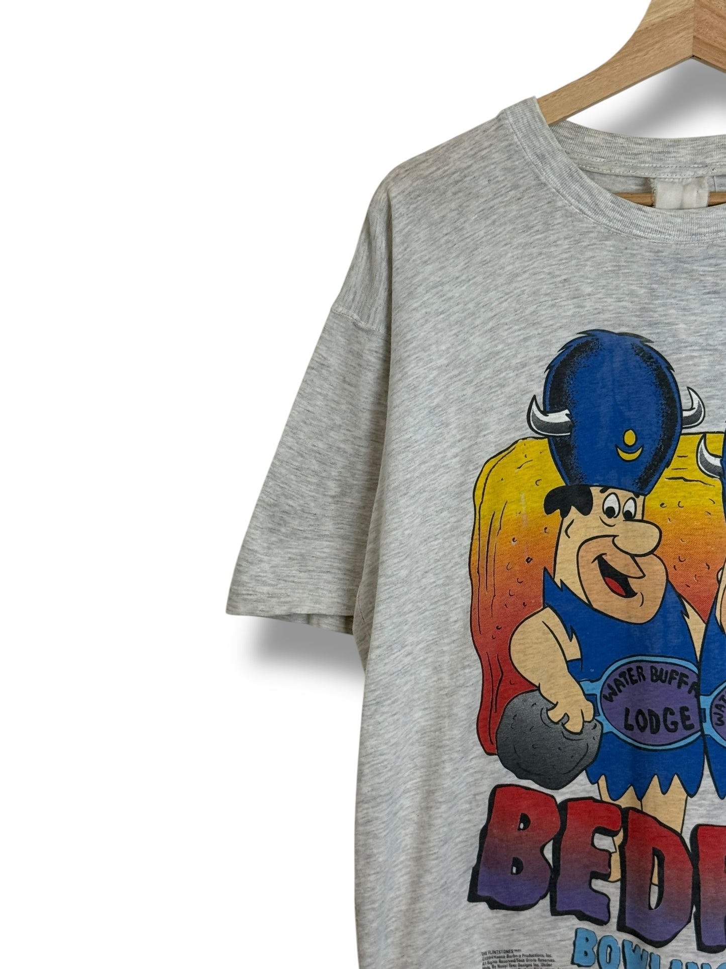 Vintage 1994 The Flintstone “Bowling League” Promo T Shirt