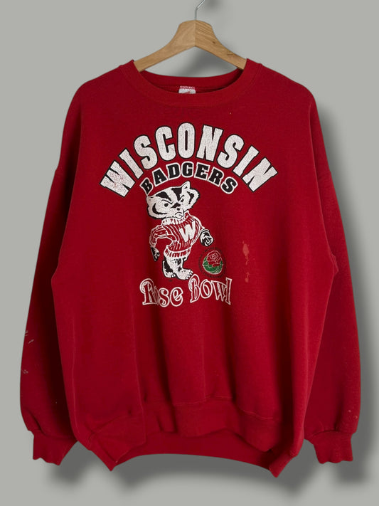 Vintage 90's Wisconsin Rose Bowl Crewneck