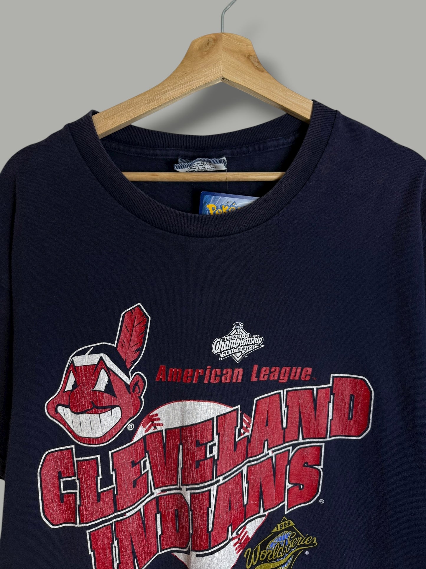 VIntage 1995 Cleveland Indians MLB Champions T Shirt