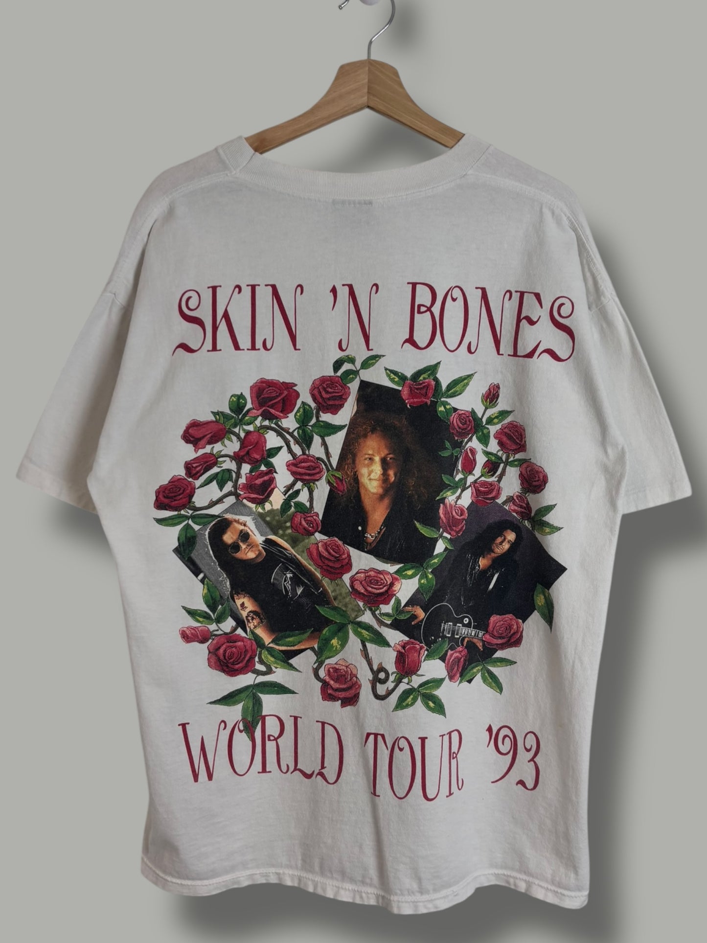 Vintage 1993 Guns & Roses World Tour Concert T Shirt