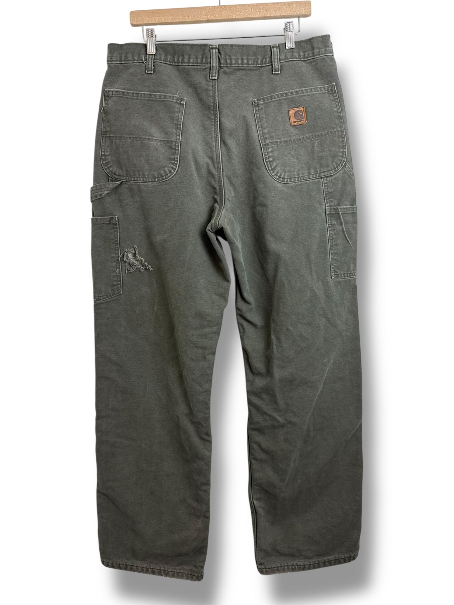 Vintage 2005 Carhartt Green Single Knee Pants
