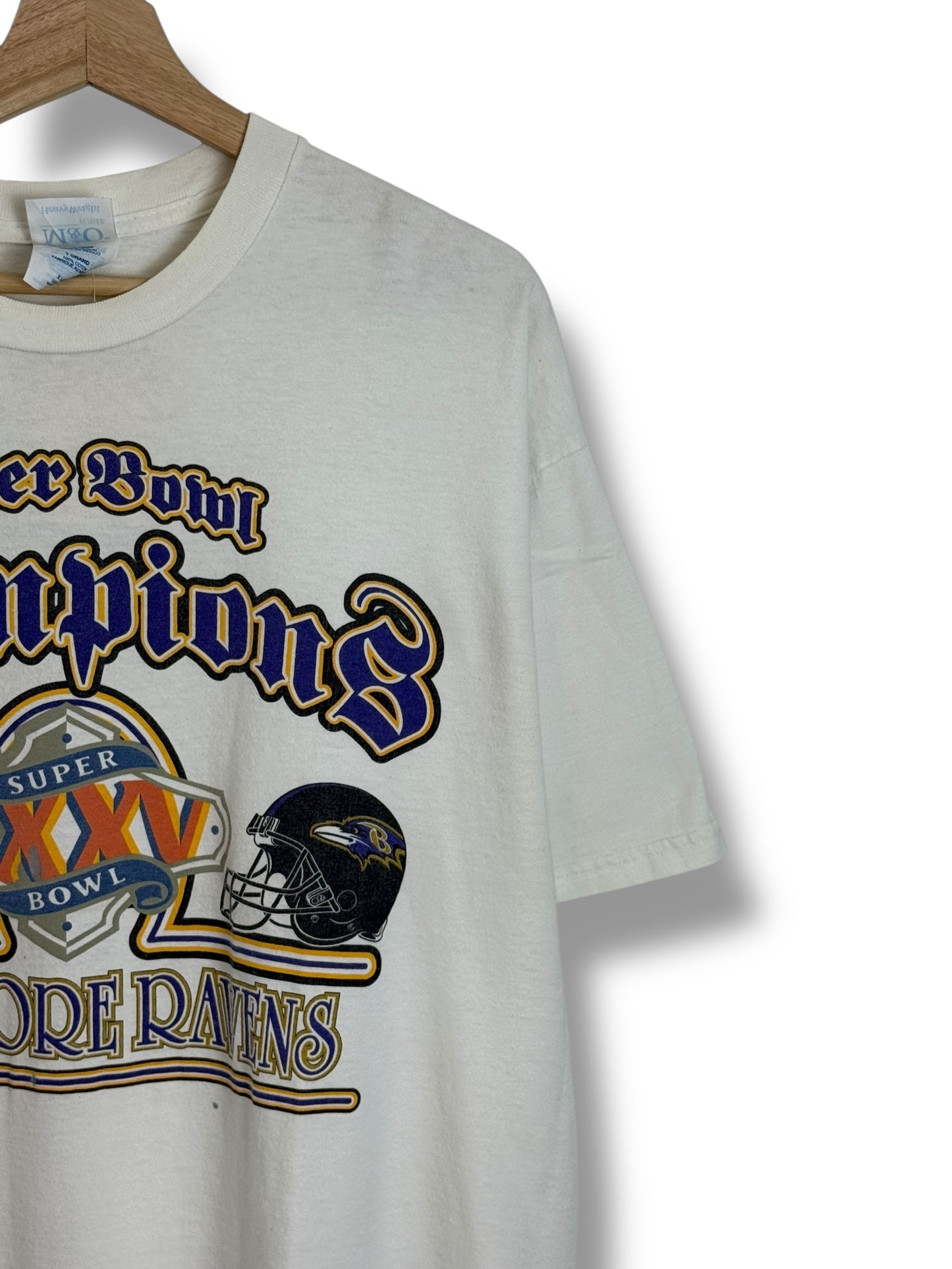 Vintage 90’s Superbowl Baltimore Ravens XXXV T Shirt