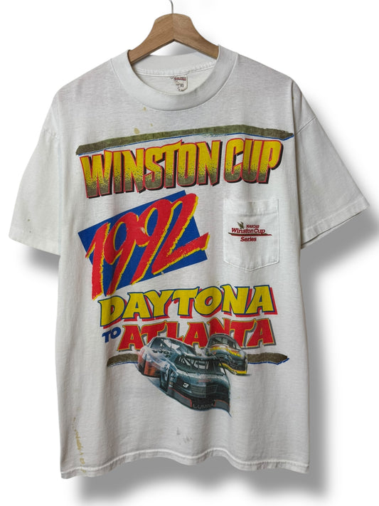 Vintage 1992 Winstons Cup “Daytona To Atlanta” T Shirt