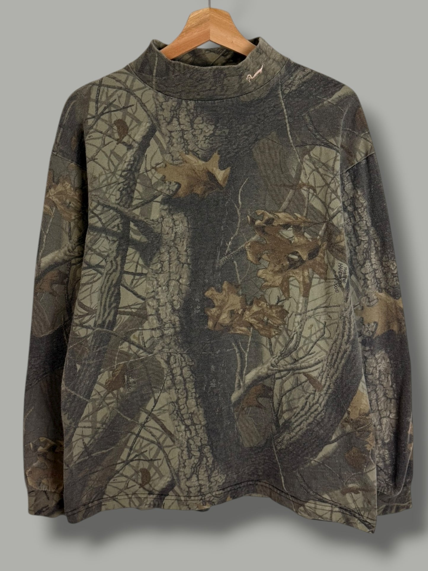 Vintage 2000's Duxbak Real Tree Mock Neck Long Sleeve