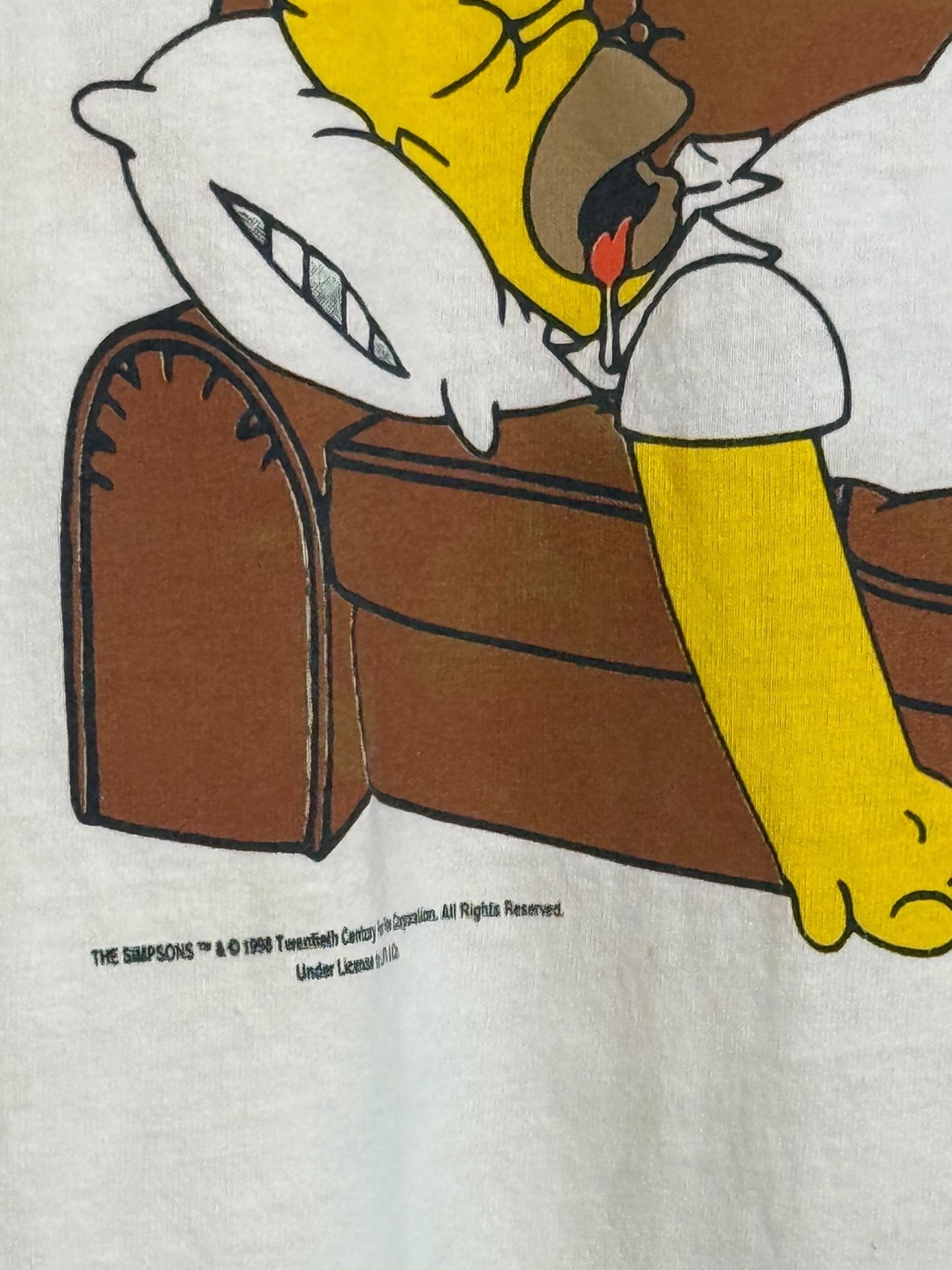 Vintage 1998 The Simpsons “Hardest Working Dad In America” T Shirt