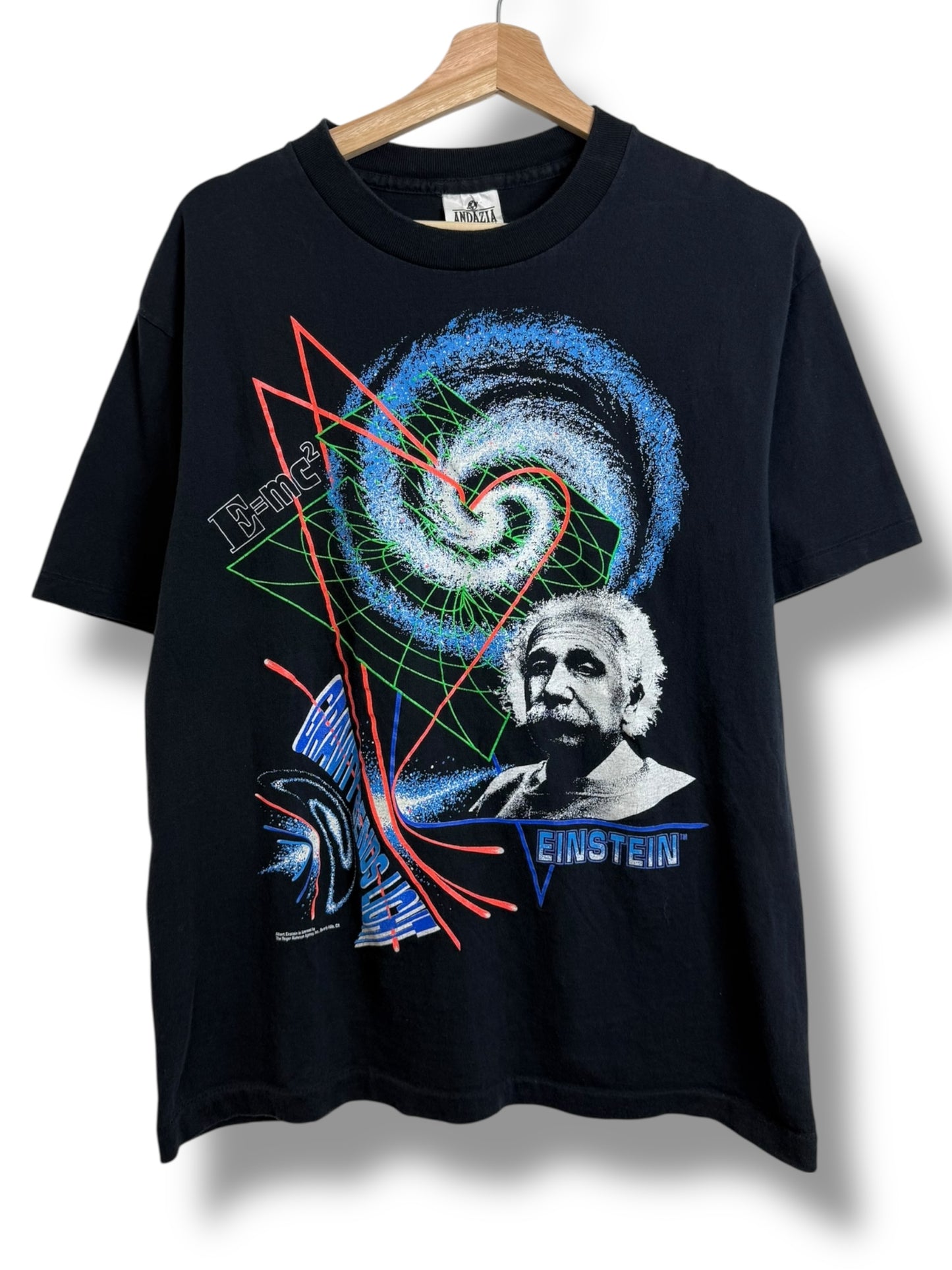 Vintage 90’s Albert Einstein “Gravity Bends Light” T Shirt