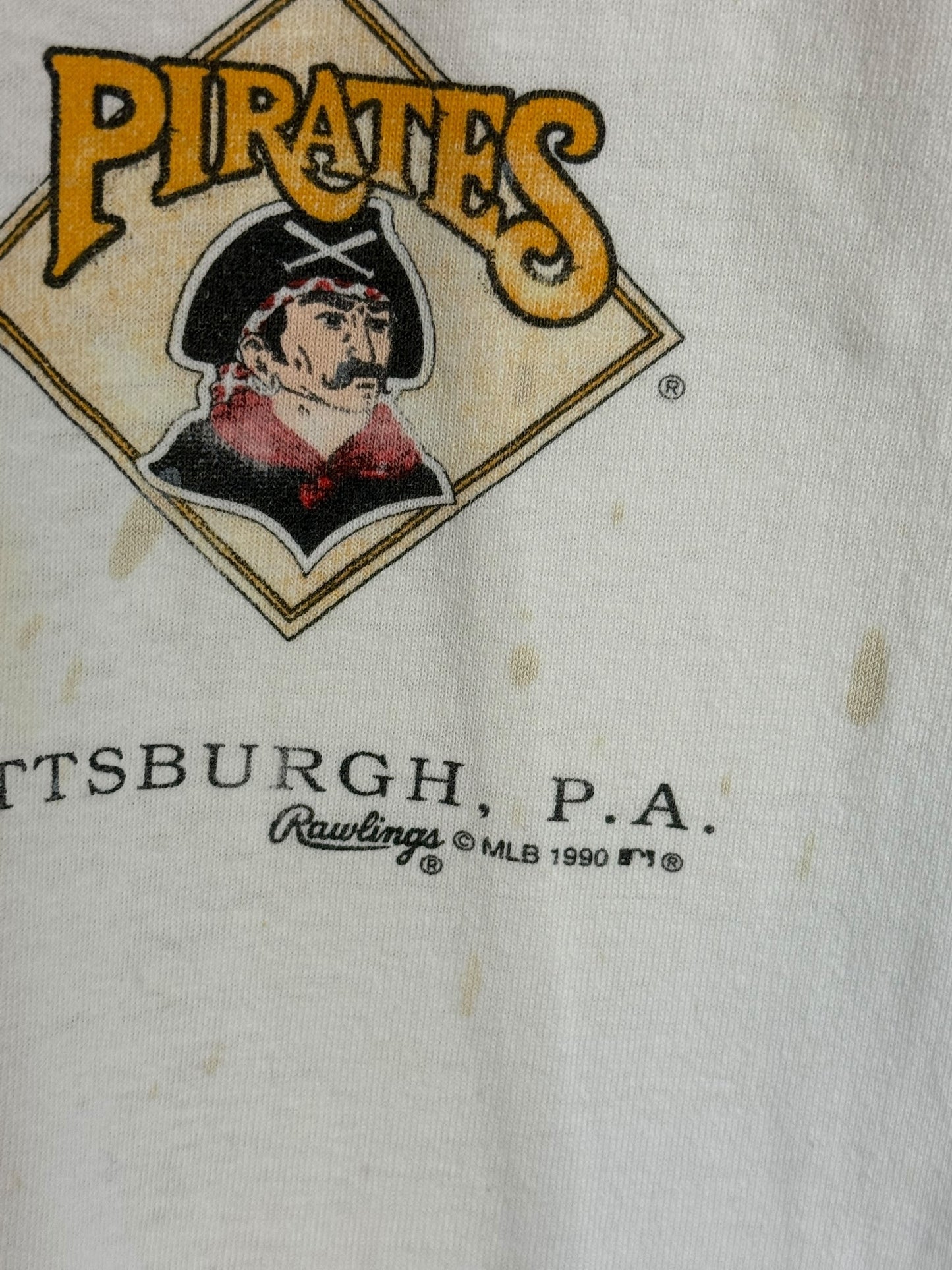 Vintage 1990 Cincinnati Reds VS Pittsburgh Pirates Championship T Shirt