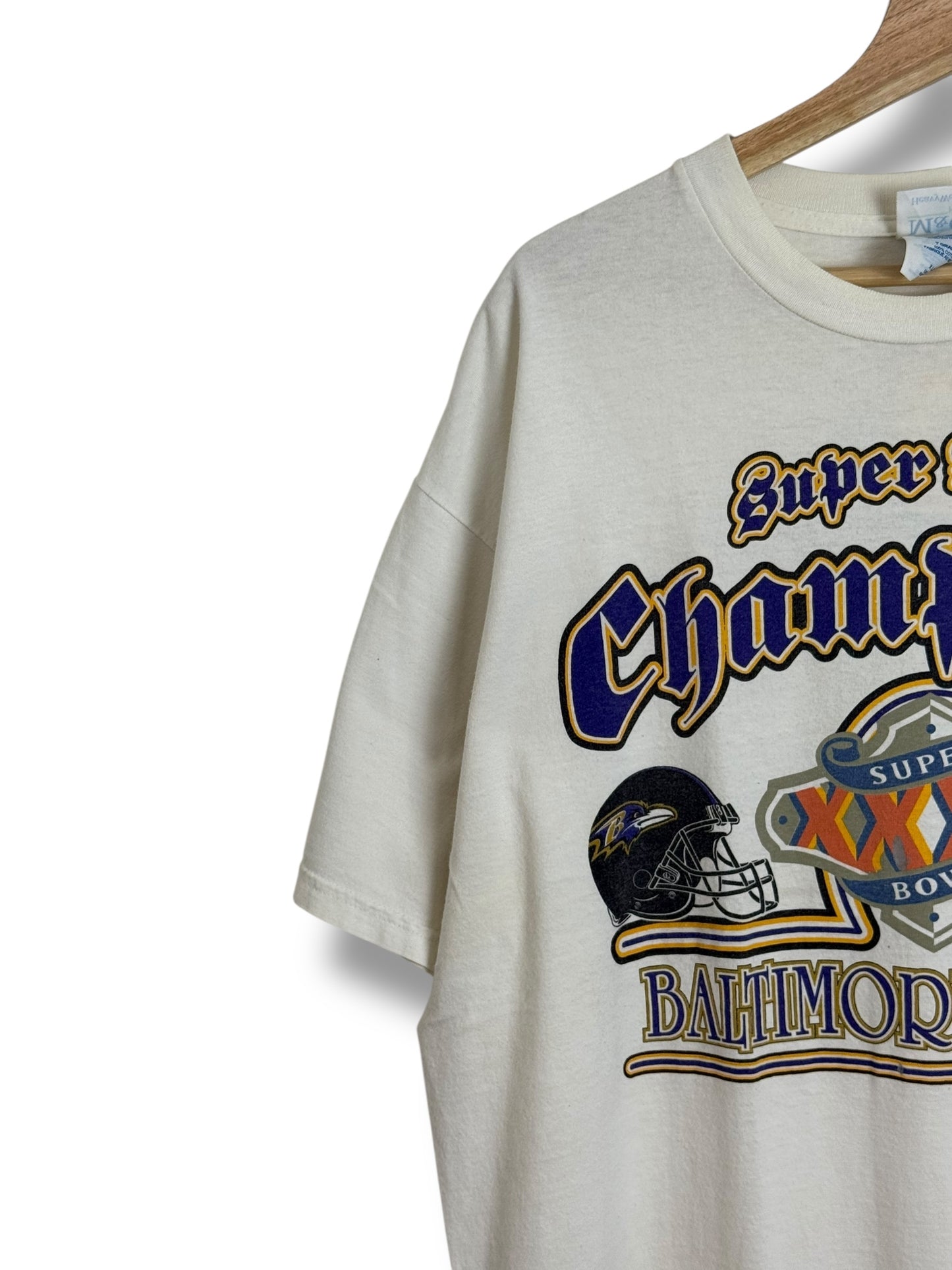 Vintage 90’s Superbowl Baltimore Ravens XXXV T Shirt