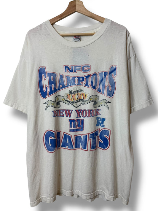 Vintage 2001 Superbowl New York Giants “NFC Champions” T Shirt