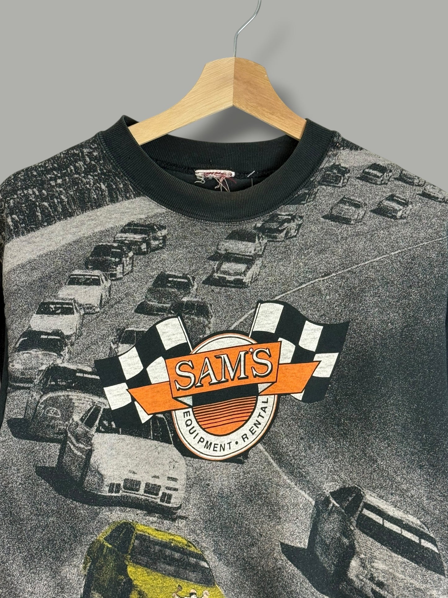 Vintage 90's Nascar "Sam's Racing" Big Print T Shirt