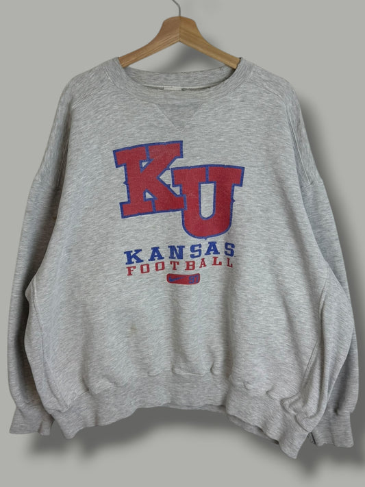 Vintage 90's Nike Kansas Football Crewneck