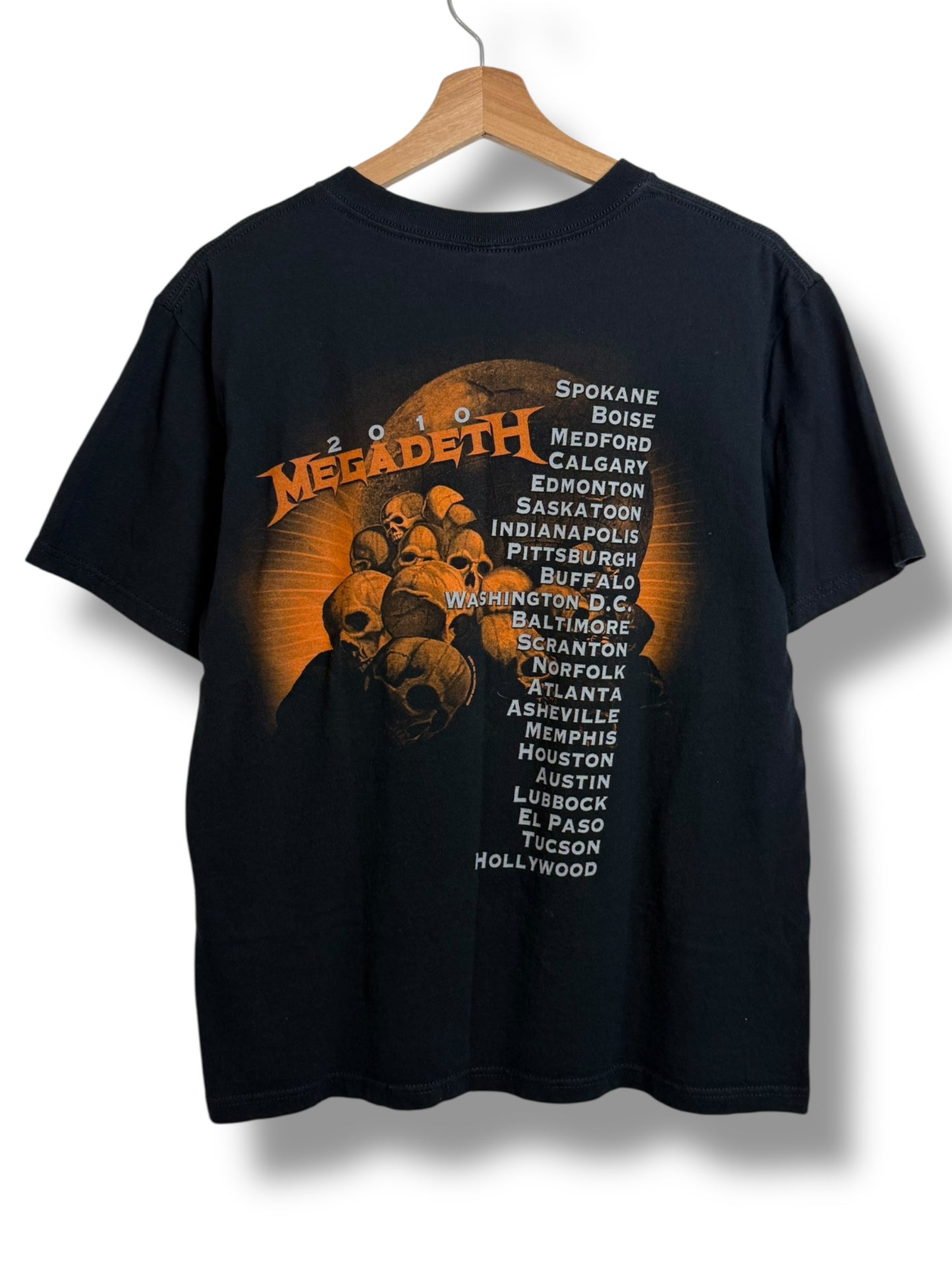 Vintage 2010 Megadeth “Rust In Peace” Concert Tour T Shirt