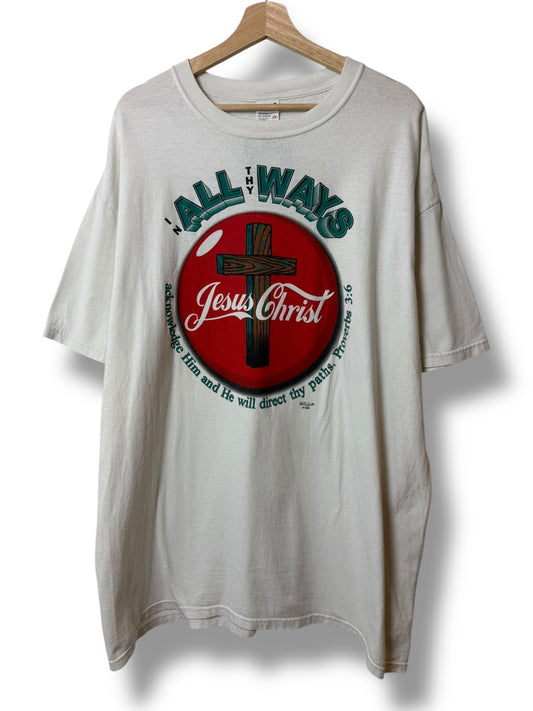 Vintage 1996 Jesus Christ x Coca Cola Style “In All Thy Ways” T Shirt