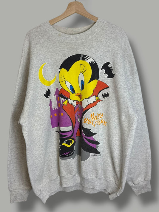 Vintage 1995 Looney Tunes Halloween Special Crewneck