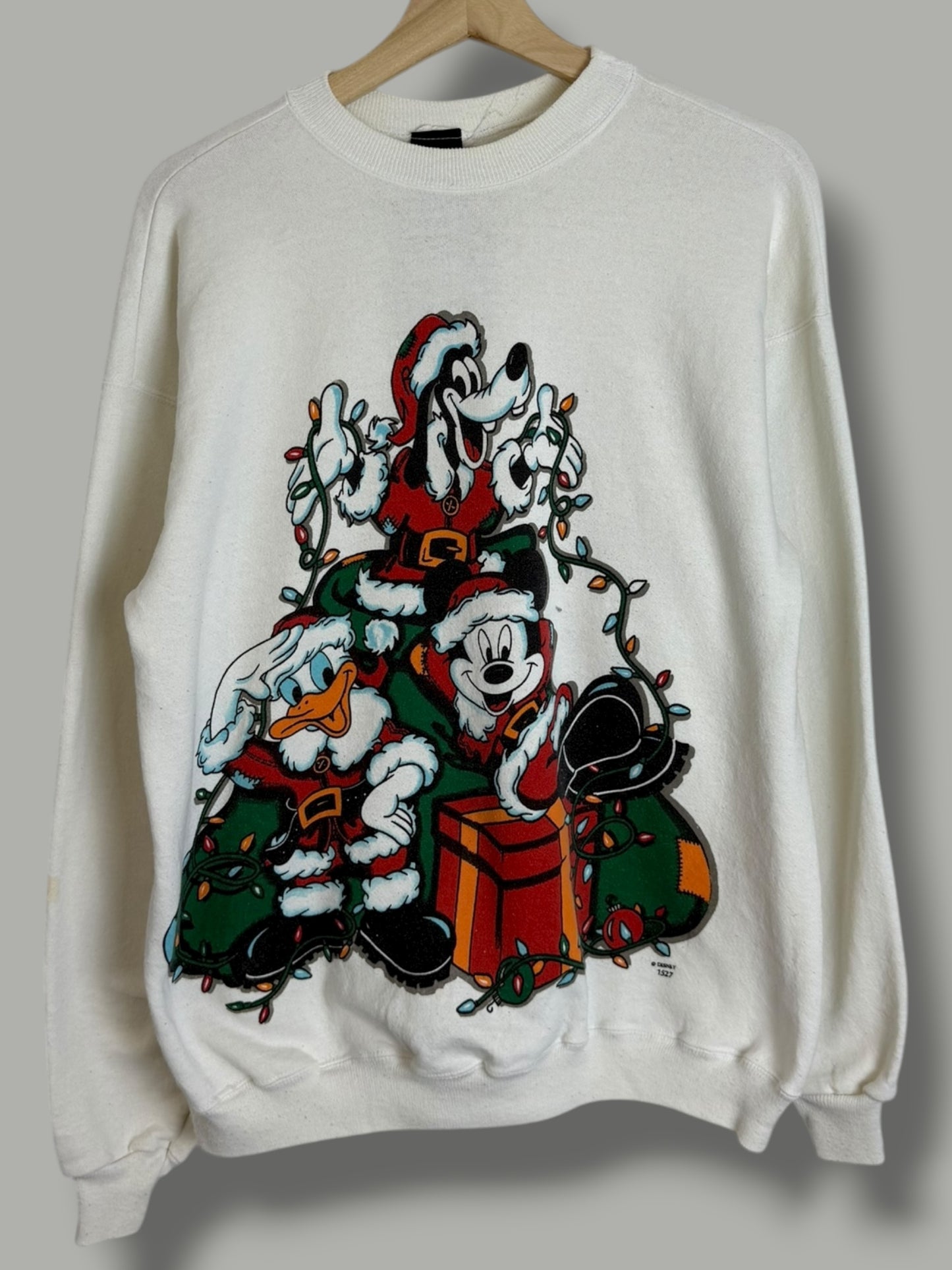 Vintage 90's Mickey Mouse Christmas Crewneck