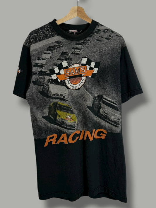 Vintage 90's Nascar "Sam's Racing" Big Print T Shirt