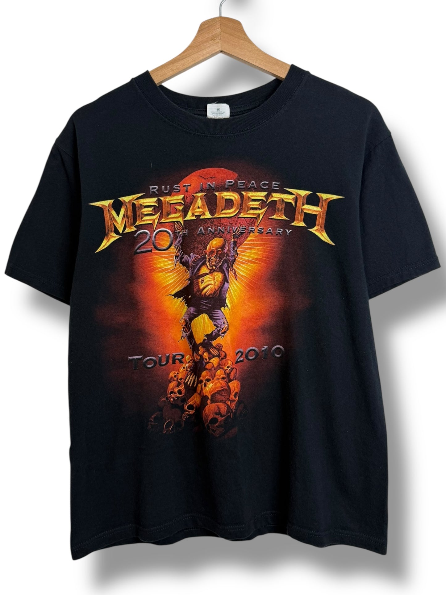 Vintage 2010 Megadeth “Rust In Peace” Concert Tour T Shirt