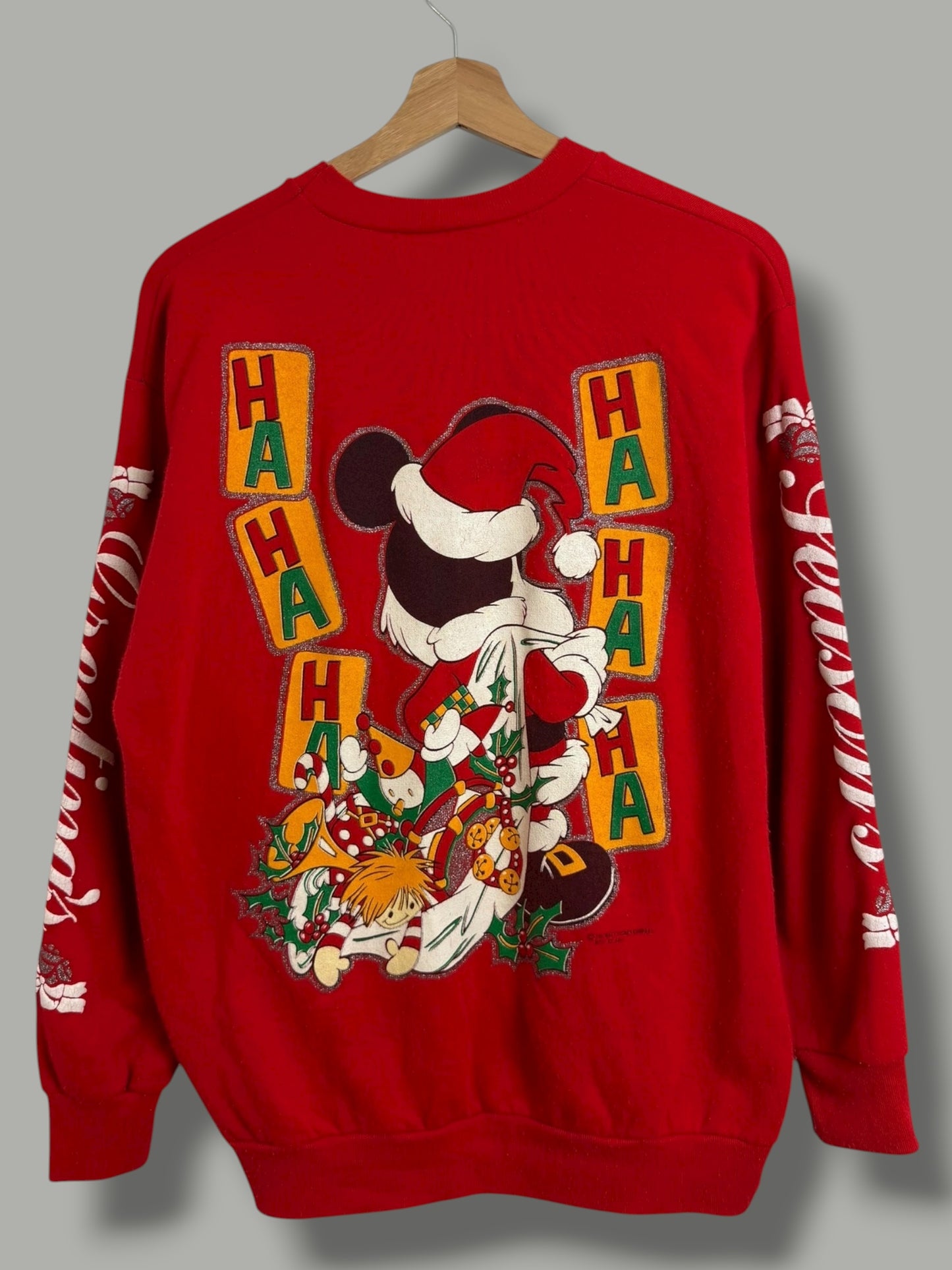 Vintage 80’s Mickey Mouse Christmas Crewneck