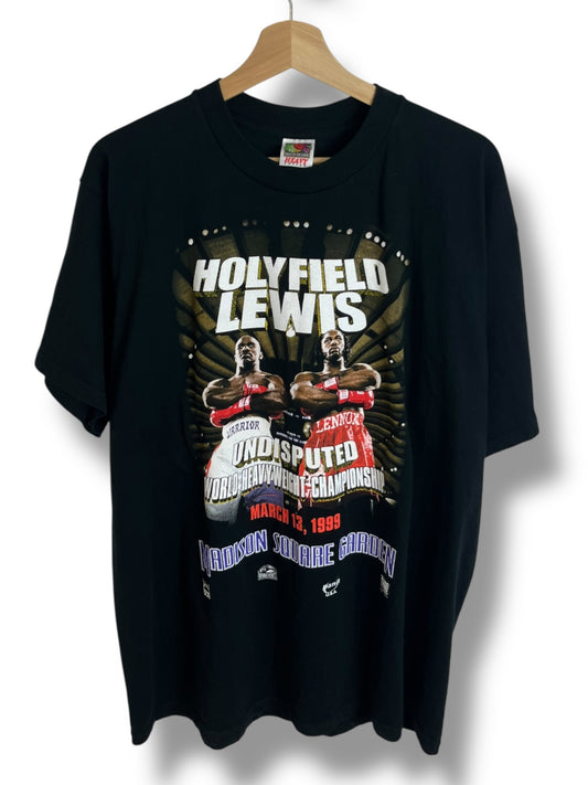 Vintage 1999 Holyfield Vs Lewis “Undisputed World Championship” T shirt