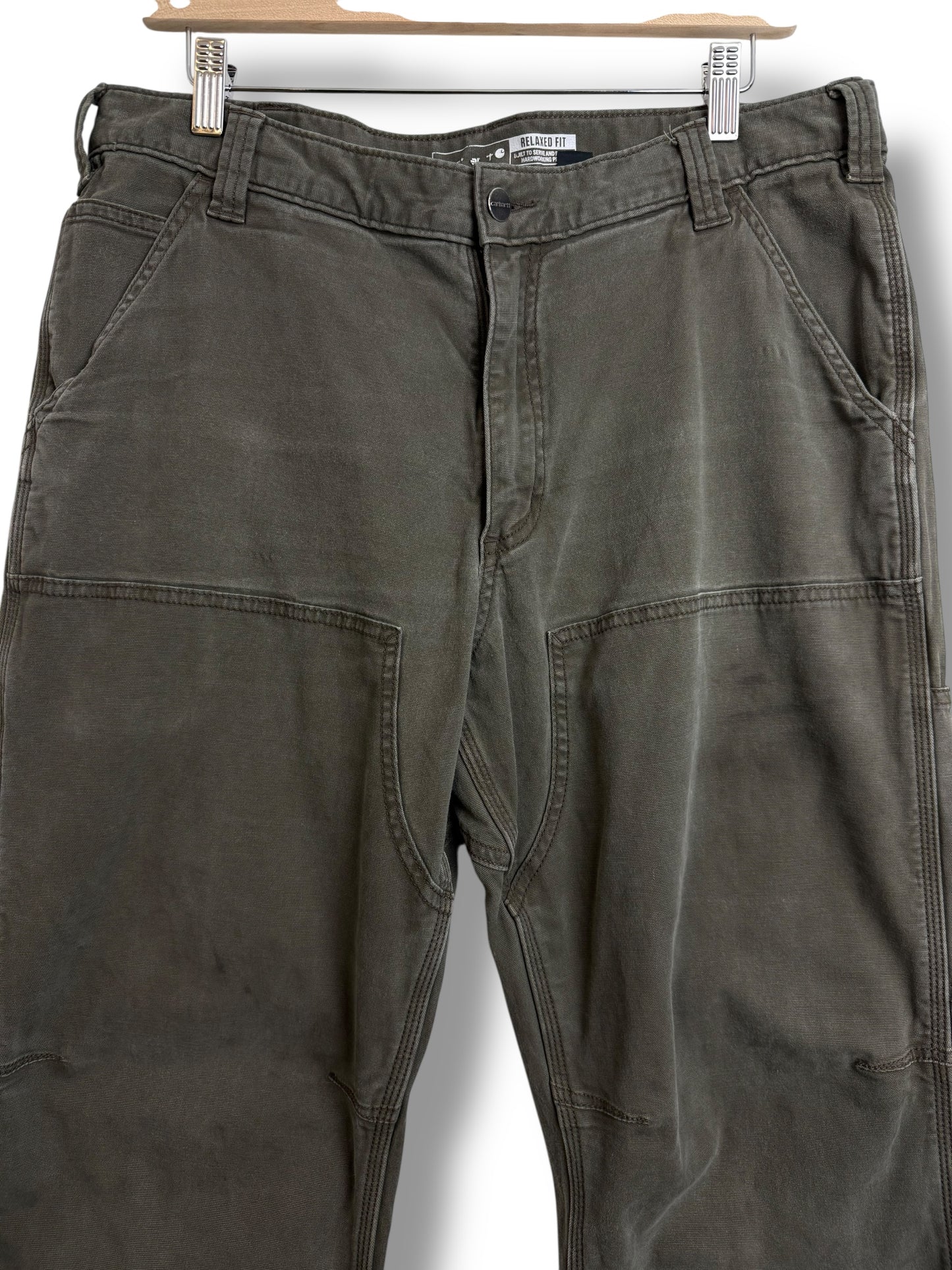 Vintage 2000’s Green Carhartt Double Knee Pants