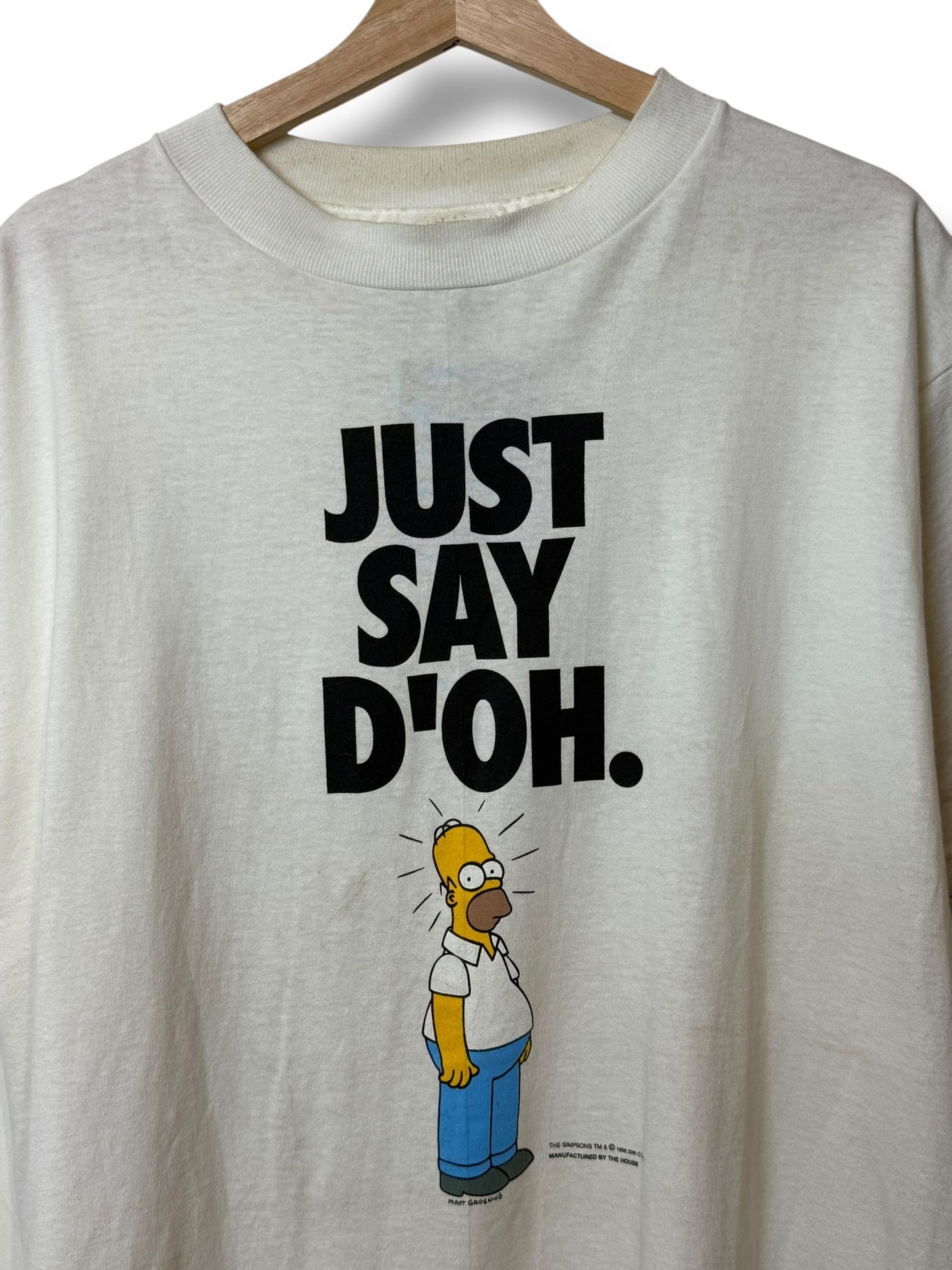 Vintage 1996 The Simpson “Just Say D’oh” T Shirt