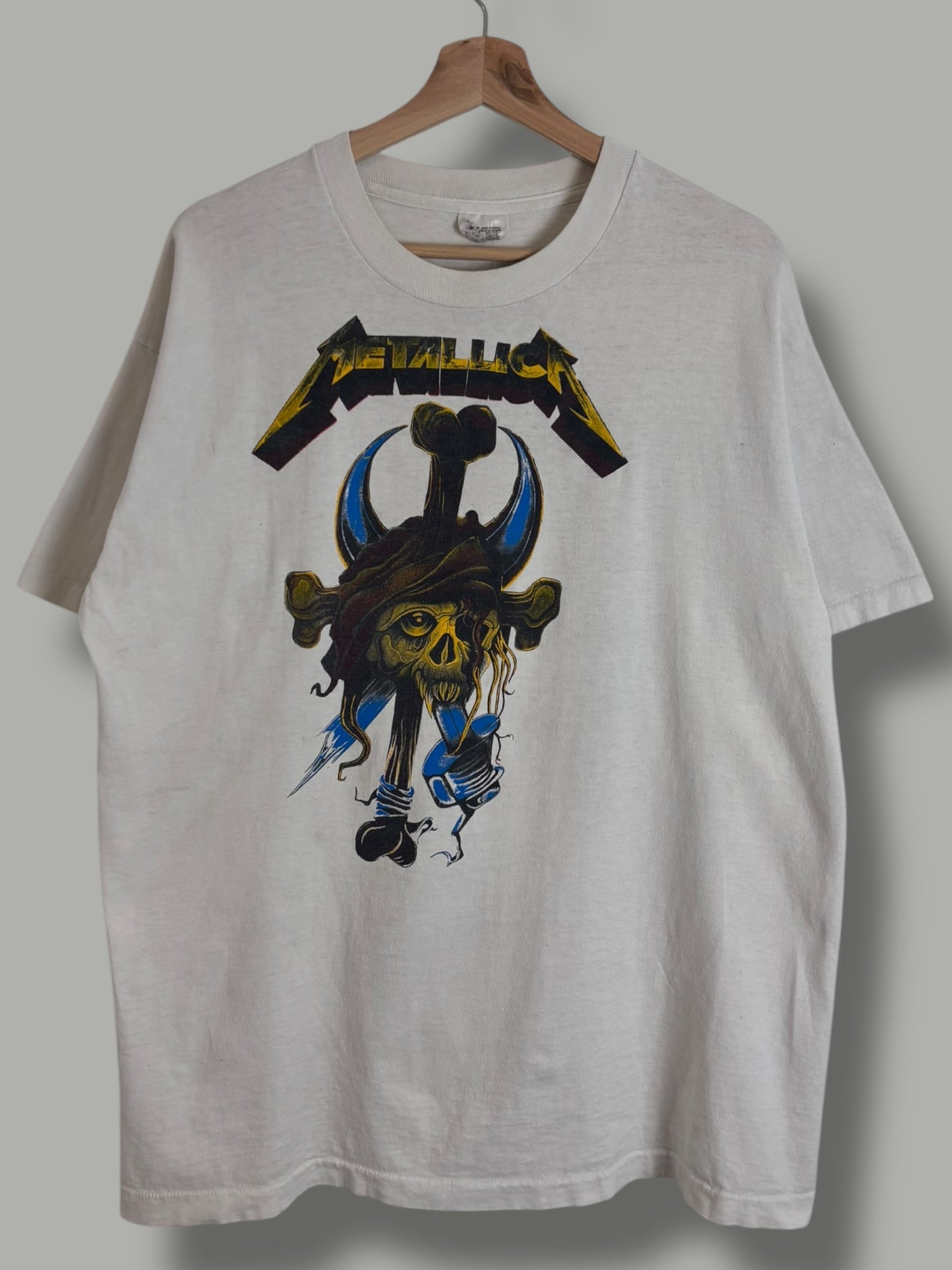 Vintage 90's Metallica "Crash Course In Brain Surgery" T Shirt