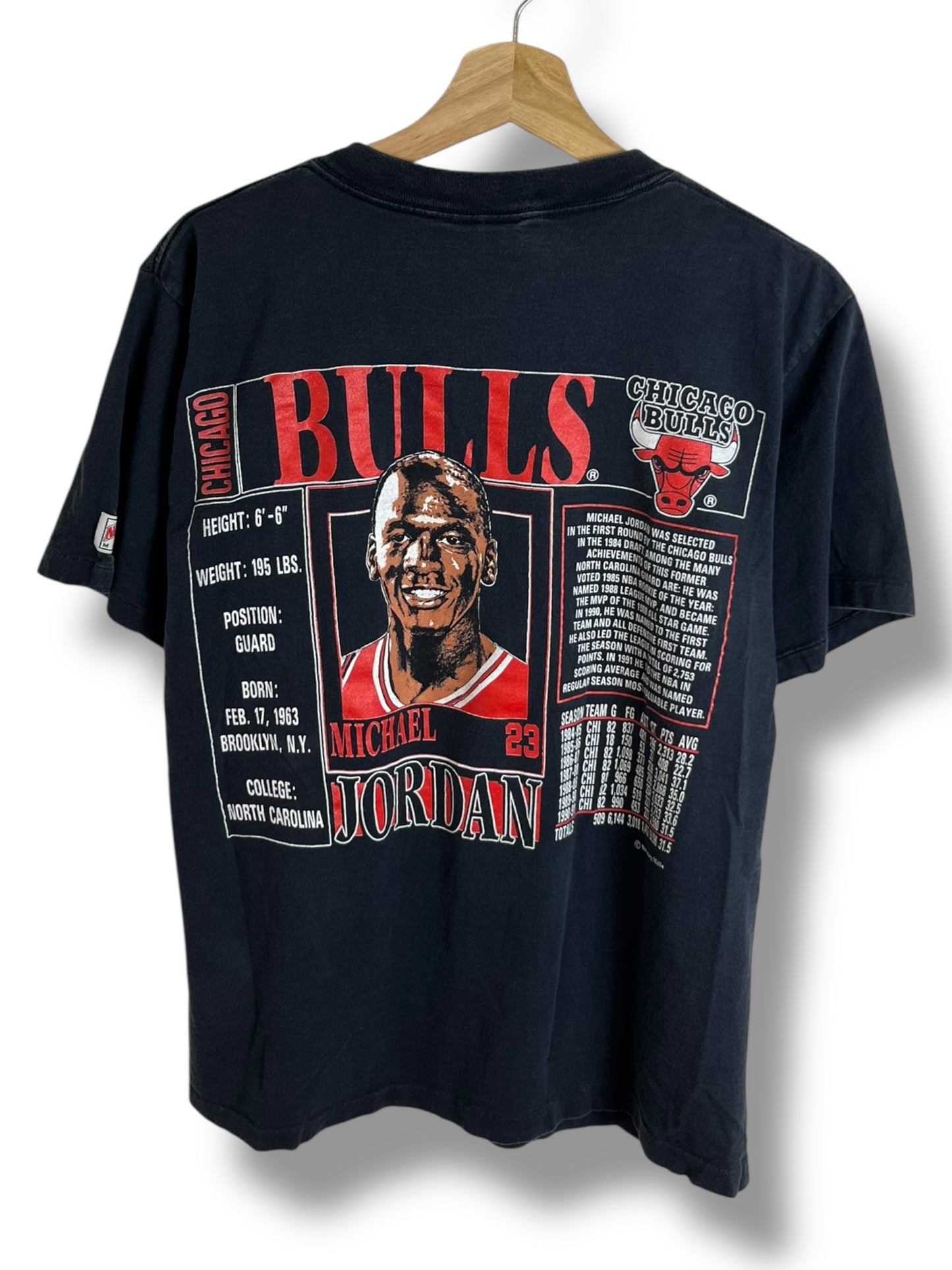 Vintage 90’s Michael Jordan Stats T shirt