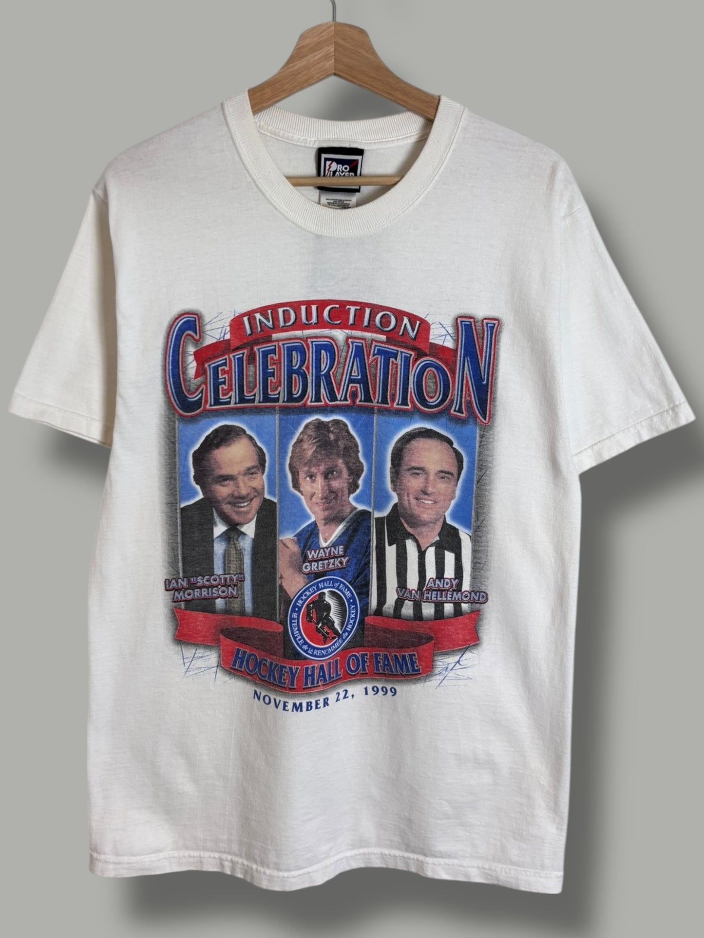 Vintage 1999 Wayne Gretzky Hall Of Fame T Shirt