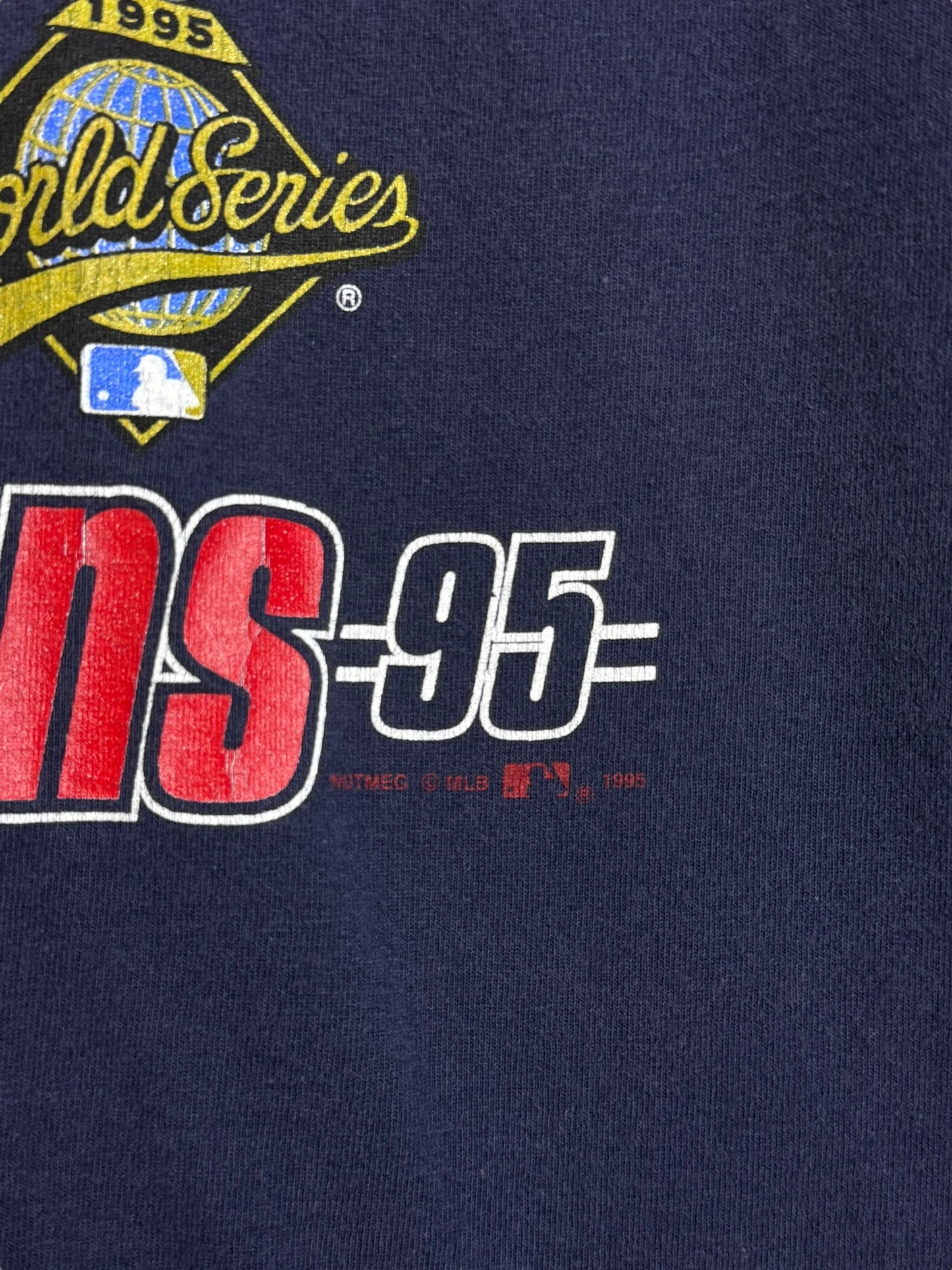 VIntage 1995 Cleveland Indians MLB Champions T Shirt