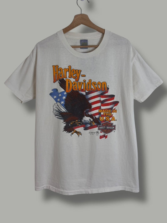 Vintage 1989 3D Emblem Harley Davidson T Shirt
