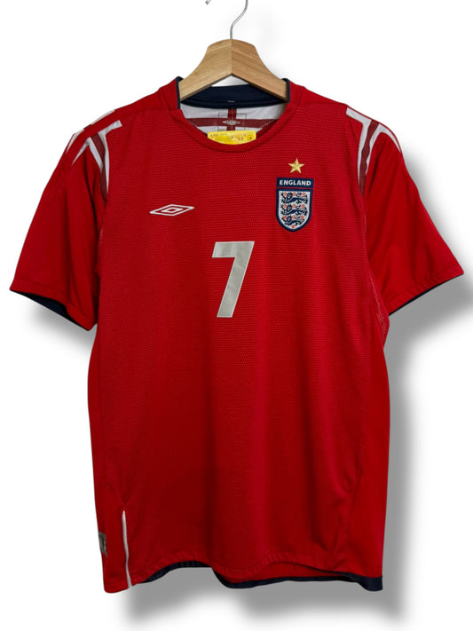 Vintage 2004/06 England Beckham Away Jersey