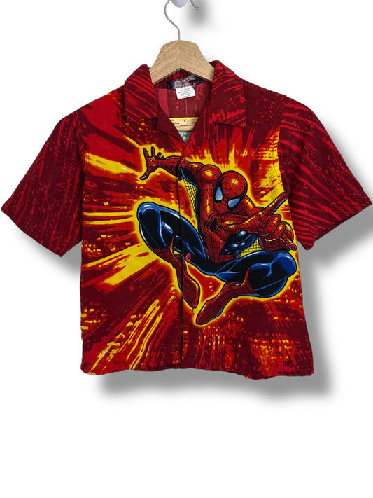 Vintage 2002 Spiderman Button Up