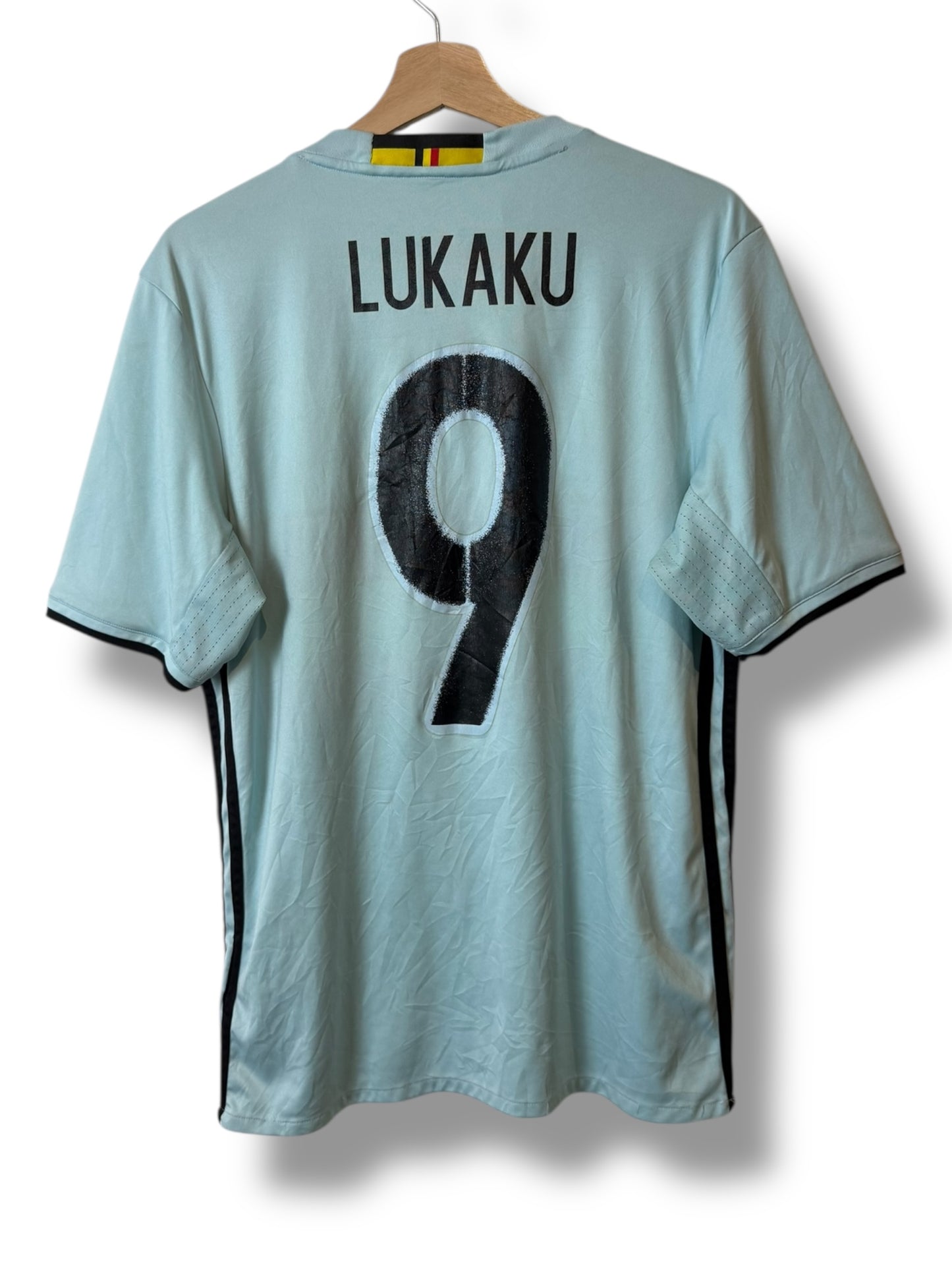Vintage 2017 Belgium Away Lukaku Jersey