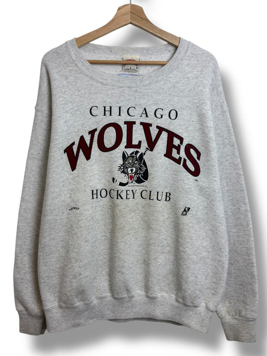 Vintage 90’s Chicago Wolves “Hockey Club” Crewneck