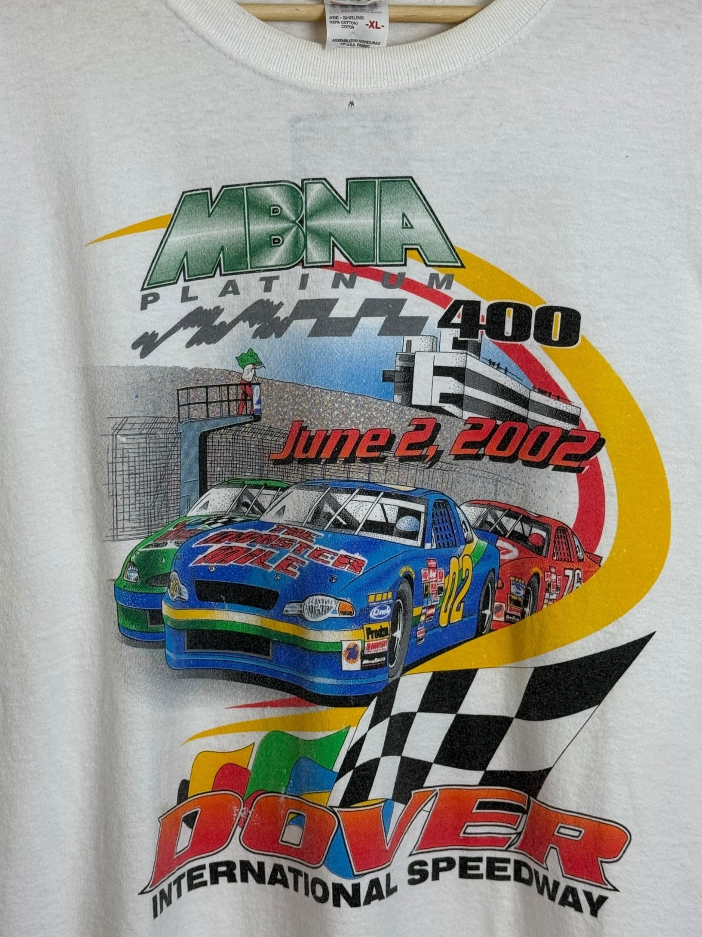 Vintage 2002 MBNA Platinum Nascar T Shirt