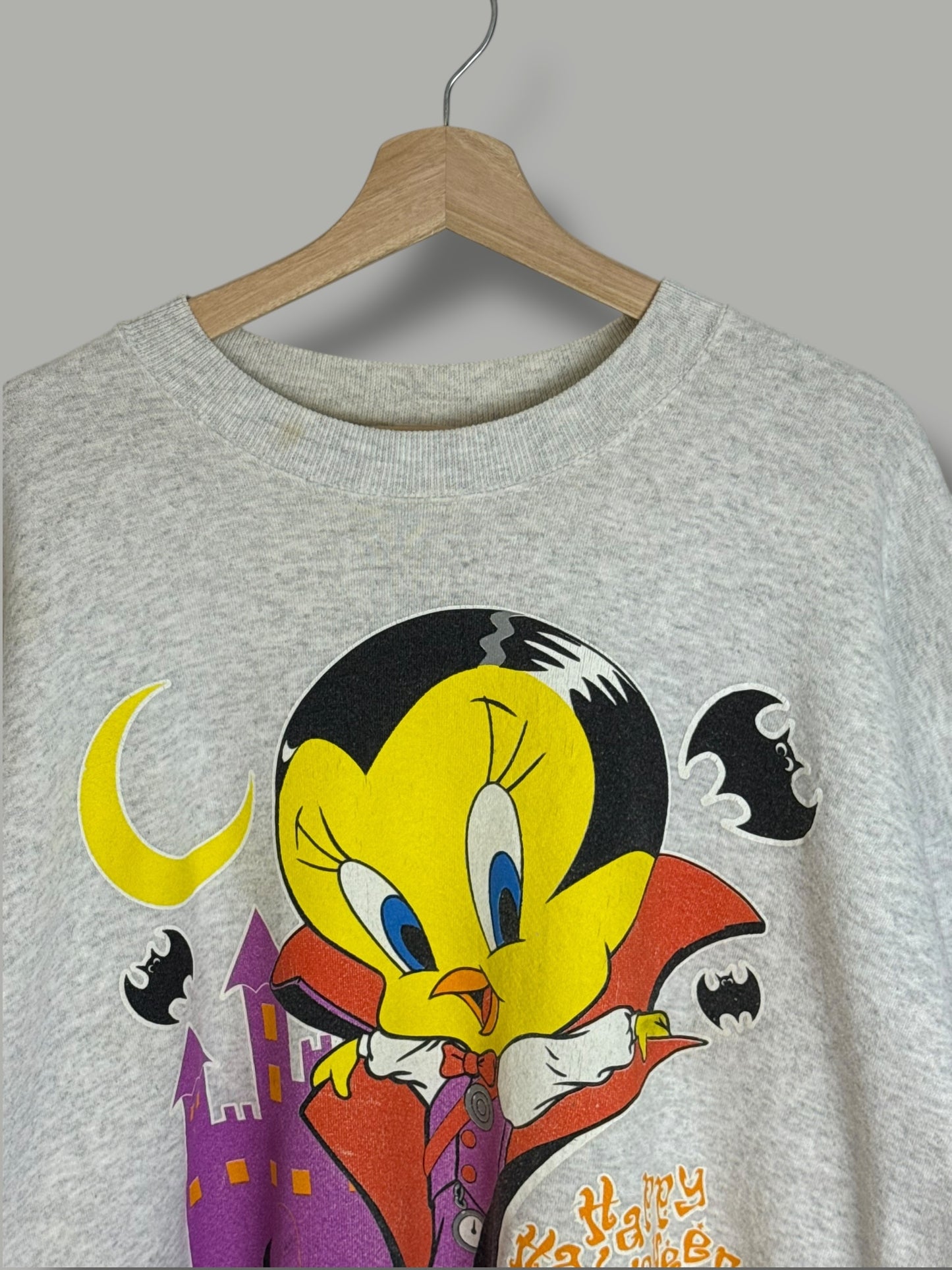Vintage 1995 Looney Tunes Halloween Special Crewneck