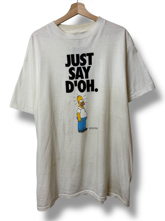 Vintage 1996 The Simpson “Just Say D’oh” T Shirt