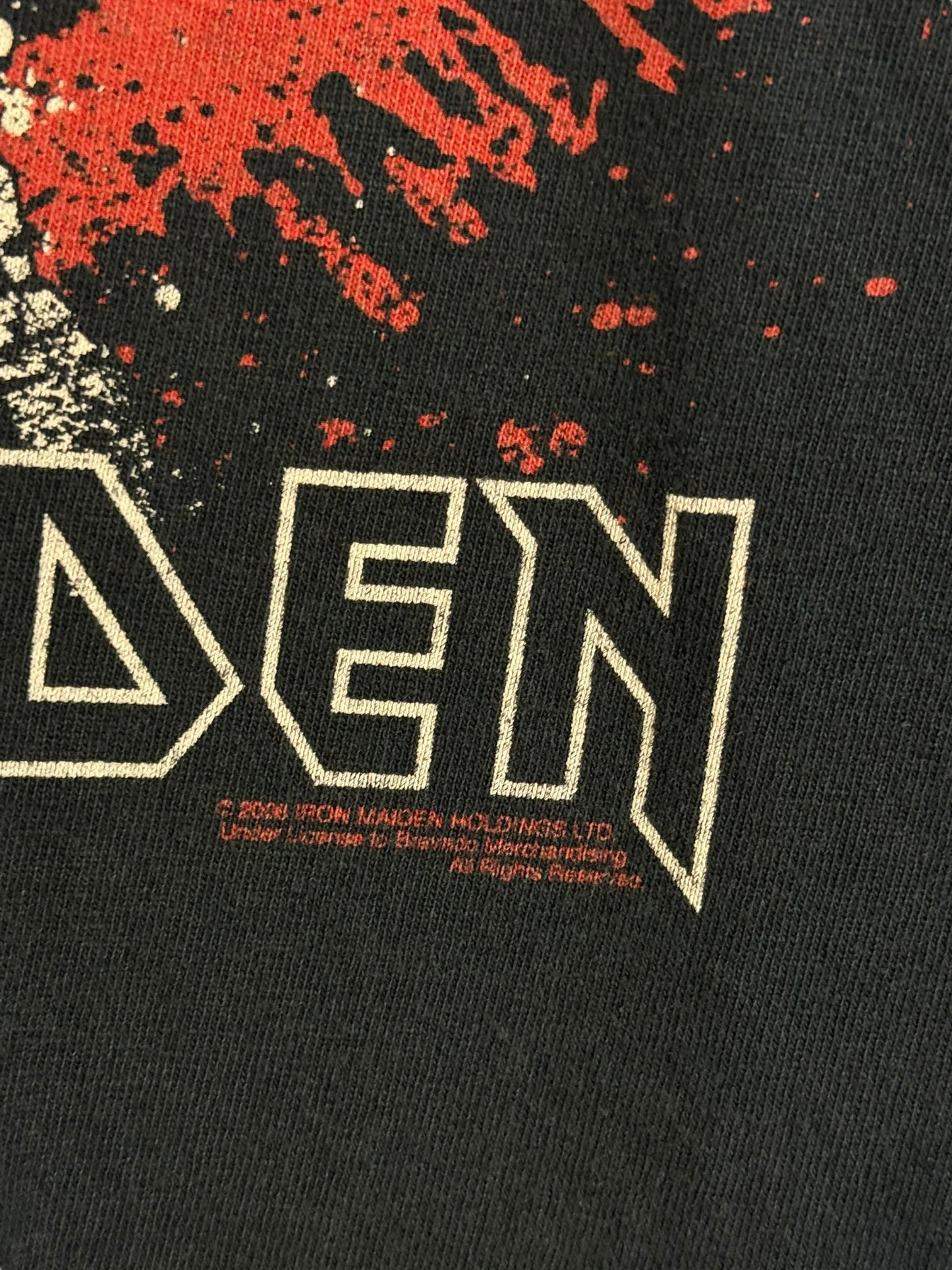 Vintage 2008 Iron Maiden "Killers" Promo T Shirt